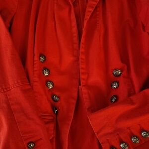 Free People Scarlet Buttoned Blazer